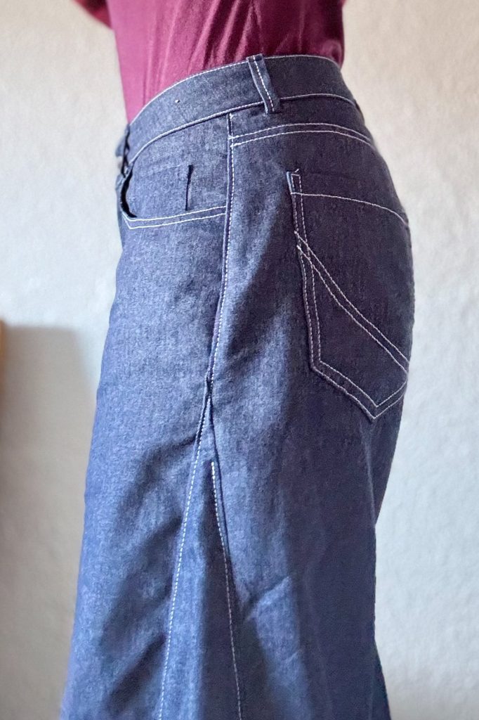 Seitenansicht mit Keilansatz