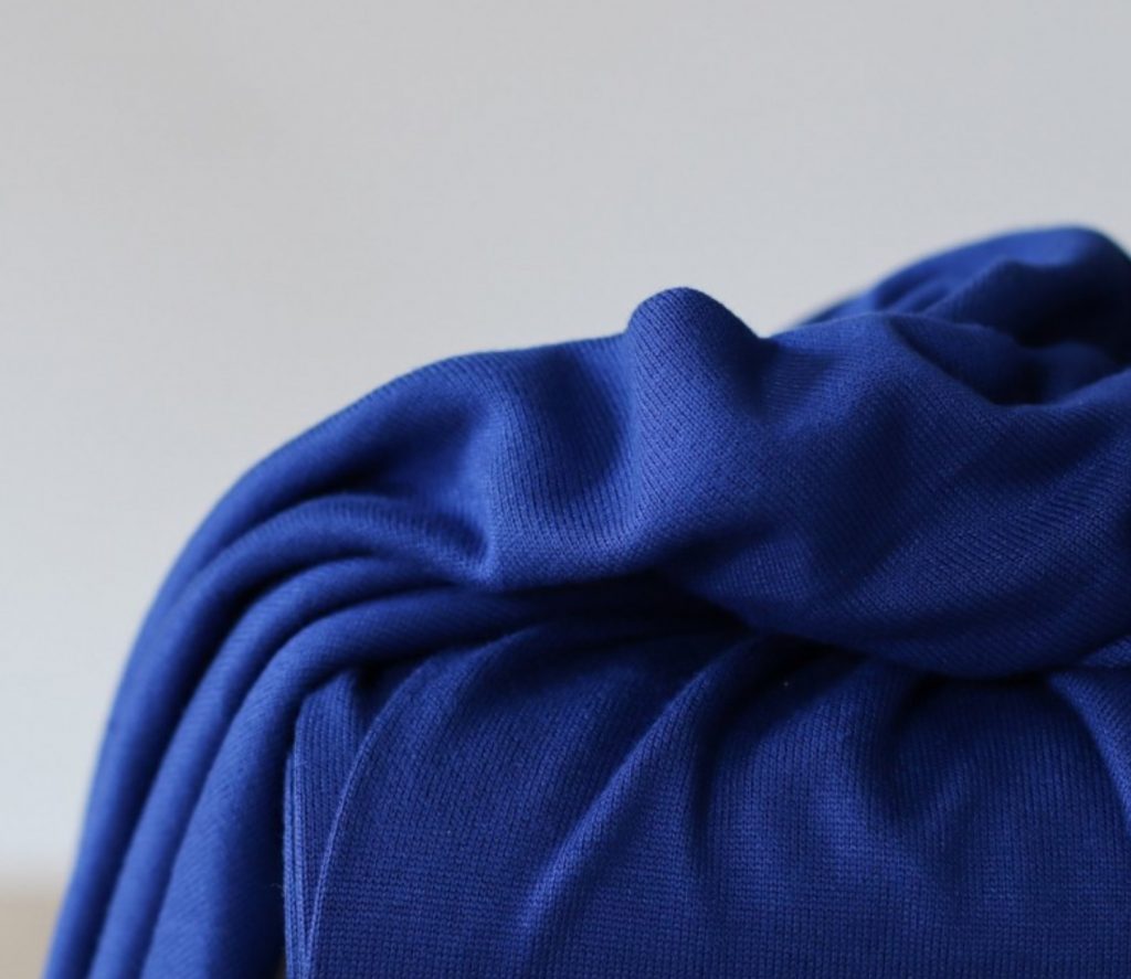 Soft Lima Knit in lapis von Meet Milk- ein Traumstoff aus 100% Ecovero Viskose