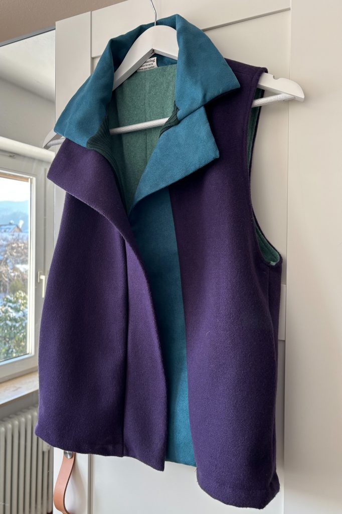 Resteweste: Warme Wilma aus verschiedenen Resten