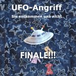 Header: UFO-Angriff - sie entkommen uns nicht FINALE